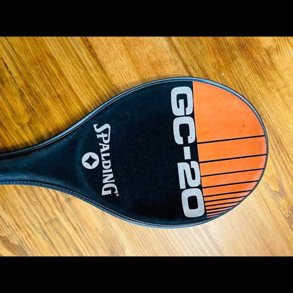 Excellent Condition Spaulding Gc-20 black/orange Tennis Racquet - Picture 2 of 8